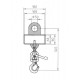 BAUER GALVANIZED CRANE HOOK SINGLE BASE FOR FORKLIFTS LH-I - 1.000KG BAUER GALVANIZED CRANE HOOK SINGLE BASE FOR FORKLIFTS LH-I - 1.000KG - Kapountalis