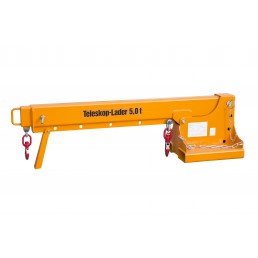 BAUER EXTENDABLE CRANE ARM TELESCOPIC LOADER FOR FORKLIFTS KTH -5000KG