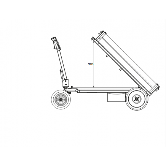 BEFARD ELECTRIC CARGO TRANSPORTER & LIFTER WITH ELECTRIC DUMPER UR800 - 800KG BEFARD ELECTRIC CARGO TRANSPORTER & LIFTER WITH ELECTRIC DUMPER UR800 - 800KG - Kapountalis
