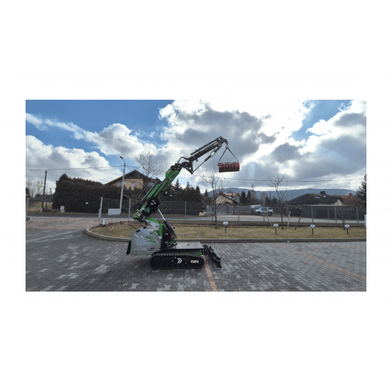 Befard XM1600 | Μίνι ερπυστριοφόρος γερανός τριπλής τροφοδοσίας | 7.7m - 1600kg - Kapountalis