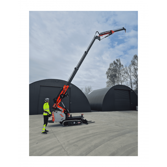 Befard XM1600 | Μίνι ερπυστριοφόρος γερανός τριπλής τροφοδοσίας | 7.7m - 1600kg - Kapountalis