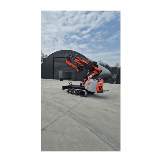 Befard XM1600 | Μίνι ερπυστριοφόρος γερανός τριπλής τροφοδοσίας | 7.7m - 1600kg - Kapountalis