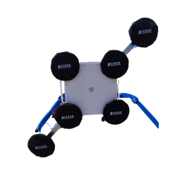 BEFARD GLASS VACUUM LIFTER ΧΠ452 WITH MANUAL ROTATION & TILT UP TO 450KG