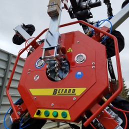 BEFARD GLASS VACUUM LIFTER ΧΠ452 WITH MANUAL ROTATION & TILT UP TO 450KG