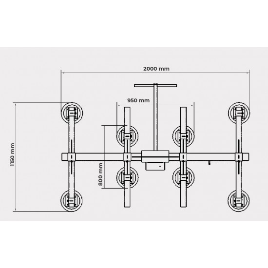 BEFARD VACUUM FOR LIFTING METAL SHEETS XS1080 1080KG-220V BEFARD VACUUM FOR LIFTING METAL SHEETS XS1080 1080KG-220V - Kapountalis
