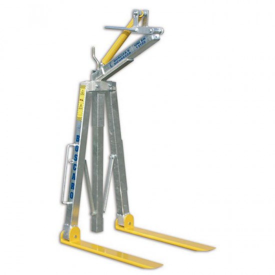 BOSCARO GALVANIZED SELF LEVELLING TELESCOPIC CRANE FORK MBA-20ZN - 2000KG BOSCARO GALVANIZED SELF LEVELLING TELESCOPIC CRANE FORK MBA-20ZN - 2000KG - Kapountalis