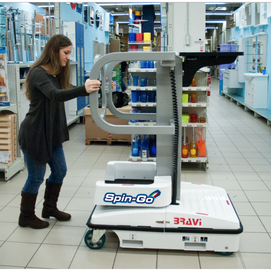BRAVI PLATFORMS ORDER PICKER SPIN-GO 4.1M BRAVI PLATFORMS ORDER PICKER SPIN-GO 4.1M - Kapountalis