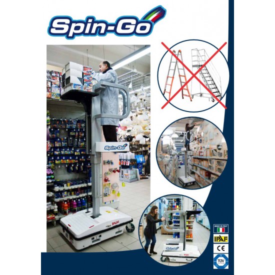 BRAVI PLATFORMS ORDER PICKER SPIN-GO 4.1M BRAVI PLATFORMS ORDER PICKER SPIN-GO 4.1M - Kapountalis