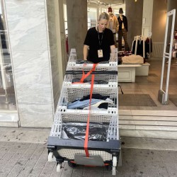 CARGOMASTER C120V | Electric Battery-Powered Stair Climbing Trolley With Large Platform - 120 kg