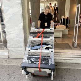 CARGOMASTER C120V | Ηλεκτρικό καρότσι μπαταρίας για σκάλες με μεγάλη πλατφόρμα - 120 kg