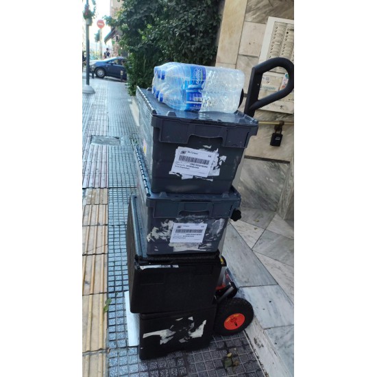 CARGOMASTER C120V | Electric Battery-Powered Stair Climbing Trolley With Large Platform - 120 kg CARGOMASTER C120V | Electric Battery-Powered Stair Climbing Trolley With Large Platform - 120 kg - Kapountalis
