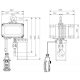 COME UP CK-500 | Single Phase Chain Hoist | 500 kg - Kapountalis
