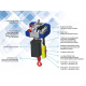 COME UP BMC-500 | Single Phase Chain Hoist Brushless | 500 kg - Kapountalis