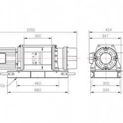 COME UP CWG-500TH | Three-phase wire rope hoist | 500 kg COME UP CWG-500TH | Three-phase wire rope hoist | 500 kg
