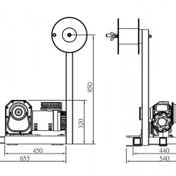 COME UP H-2500 | Cable puller winch | 2500 kg COME UP H-2500 | Cable puller winch | 2500 kg