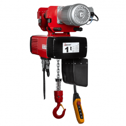 DELTA DED.01003.06 | Double speed electric chain hoist with electric trolley 1000 kg - 6 m