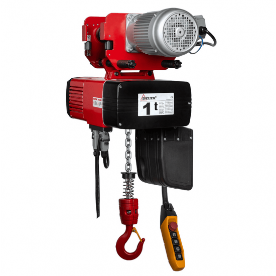 DELTA DED.01003.10 | Double speed electric chain hoist with electric trolley 1000 kg - 10 m DELTA DED.01003.10 | Double speed electric chain hoist with electric trolley 1000 kg - 10 m - Kapountalis