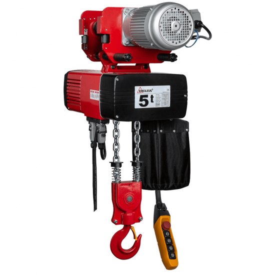 DELTA DED.05003.03 | Double speed electric chain hoist with electric trolley 5000 kg - 3 m DELTA DED.05003.03 | Double speed electric chain hoist with electric trolley 5000 kg - 3 m - Kapountalis