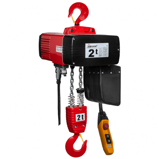 DELTA PREMIUM ELECTRIC CHAIN HOIST DOUBLE SPEED DH.0.DEH.02003.10 - 10M/2000KG/400V DELTA PREMIUM ELECTRIC CHAIN HOIST DOUBLE SPEED DH.0.DEH.02003.10 - 10M/2000KG/400V - Kapountalis