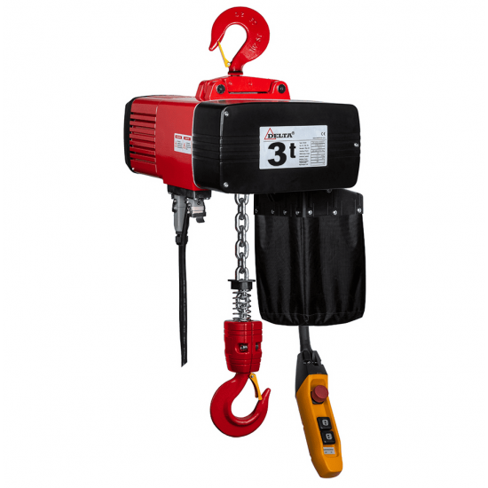 DELTA PREMIUM ELECTRIC CHAIN HOIST DOUBLE SPEED DH.0.DEH.03003.06 - 6M/3000KG/400V DELTA PREMIUM ELECTRIC CHAIN HOIST DOUBLE SPEED DH.0.DEH.03003.06 - 6M/3000KG/400V - Kapountalis