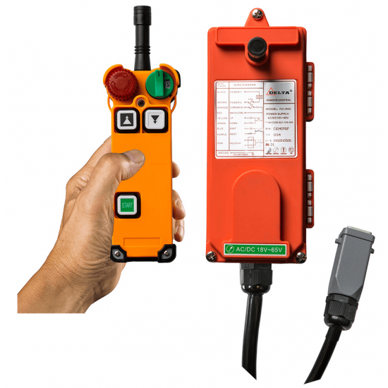 DELTA PREMIUM ELECTRIC CHAIN HOIST DOUBLE SPEED DH.0.DEH.001253.10 - 10M/125KG/400V - Kapountalis