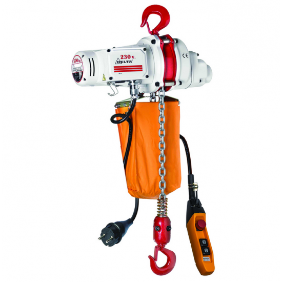 ELECTRIC CHAIN HOIST 500KG-220V 6M CHAIN FALL ELECTRIC CHAIN HOIST 500KG-220V 6M CHAIN FALL - Kapountalis