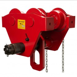 DELTA RED GEARED TROLLEY WITH 2.5M CHAIN DR003710000 - 10.000KG DELTA RED GEARED TROLLEY WITH 2.5M CHAIN DR003710000 - 10.000KG