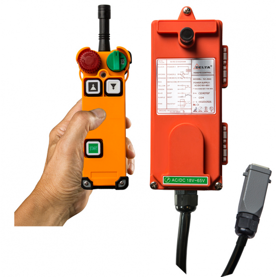 DELTACONTROL Remote control for DEH - Double speed - Two buttons - Kapountalis