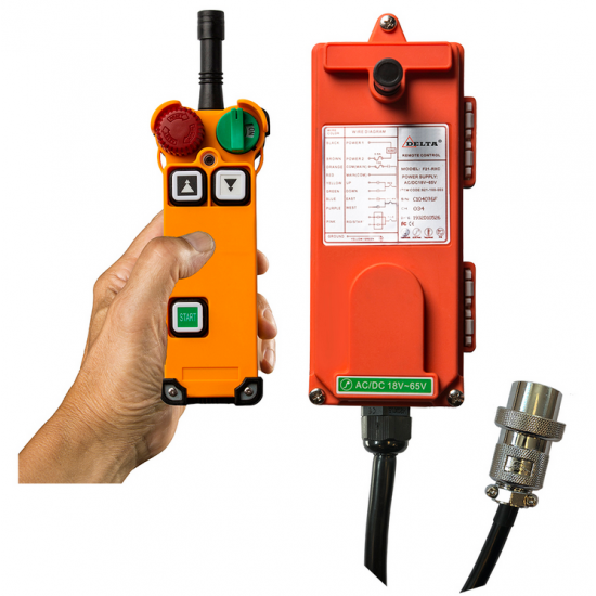 DELTACONTROL Remote control for DTS - Double speed - Two buttons - Kapountalis