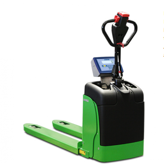 DINI ARGEO FULL ELECTRIC PALLET TRUCK WITH SCALE ELWL LOGISTIC SERIES 1200KG DINI ARGEO FULL ELECTRIC PALLET TRUCK WITH SCALE ELWL LOGISTIC SERIES 1200KG - Kapountalis