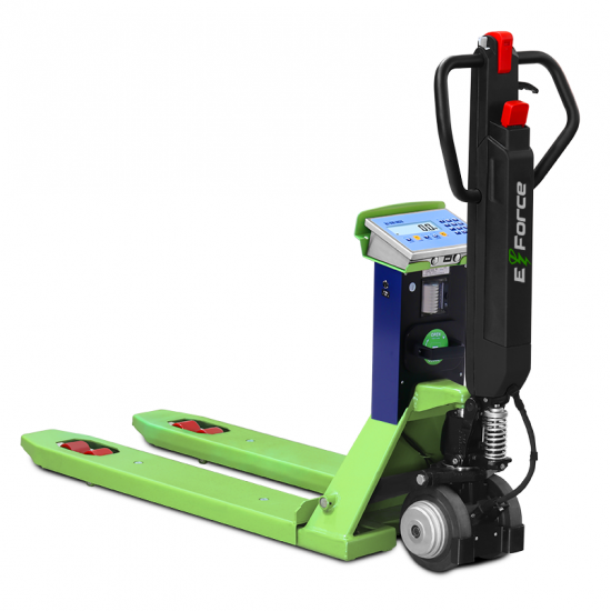 DINO ARGEO SEMI-ELECTRIC PALLET TRUCK WITH SCALE AND PRINTER TPW E-FORCE - 2M 1250KG DINO ARGEO SEMI-ELECTRIC PALLET TRUCK WITH SCALE AND PRINTER TPW E-FORCE - 2M 1250KG - Kapountalis