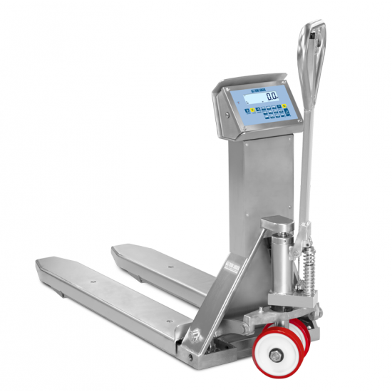 DINI ARGEO STAINLESS STEEL HAND PALLET TRUCK WITH SCALE TPWID ACTIVITY SERIES - 2000KG DINI ARGEO STAINLESS STEEL HAND PALLET TRUCK WITH SCALE TPWID ACTIVITY SERIES - 2000KG - Kapountalis