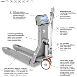 DINI ARGEO ΑΝΟΞΕΙΔΩΤΟ ΧΕΙΡΟΚΙΝΗΤΟ ΠΑΛΕΤΟΦΟΡΟ ΜΕ ΖΥΓΑΡΙΑ TPWID ACTIVITY SERIES - 2000KG
