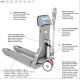 DINI ARGEO STAINLESS STEEL HAND PALLET TRUCK WITH SCALE TPWID ACTIVITY SERIES - 2000KG DINI ARGEO STAINLESS STEEL HAND PALLET TRUCK WITH SCALE TPWID ACTIVITY SERIES - 2000KG - Kapountalis