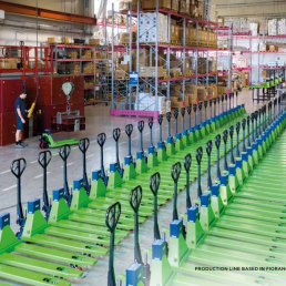 DINI ARGEO ΠΛΗΡΩΣ ΗΛΕΚΤΡΙΚΟ ΠΑΛΕΤΟΦΟΡΟ ΜΕ ΖΥΓΑΡΙΑ ELWL LOGISTIC SERIES 1200KG