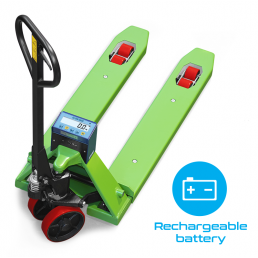DINI ARGEO ΧΕΙΡΟΚΙΝΗΤΟ ΠΑΛΕΤΟΦΟΡΟ ΜΕ ΖΥΓΑΡΙΑ & ΕΠΑΝΑΦΟΡΤΙΖΟΜΕΝΗ ΜΠΑΤΑΡΙΑ TPWNBT - 2M 2000KG
