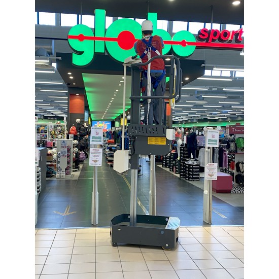 SELF-PROPELLED ELECTRIC PLATFORM ELEVAH 40 MOVE WORKING HEIGHT 4M SELF-PROPELLED ELECTRIC PLATFORM ELEVAH 40 MOVE WORKING HEIGHT 4M - Kapountalis