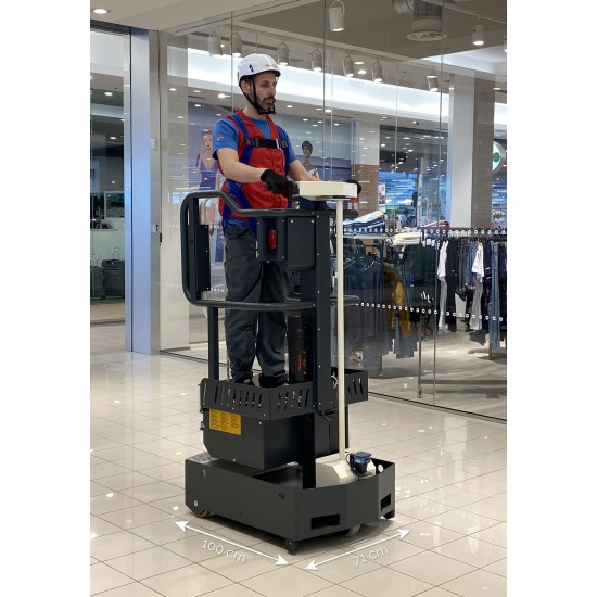 SELF-PROPELLED ELECTRIC PLATFORM ELEVAH 40 MOVE WORKING HEIGHT 4M SELF-PROPELLED ELECTRIC PLATFORM ELEVAH 40 MOVE WORKING HEIGHT 4M - Kapountalis