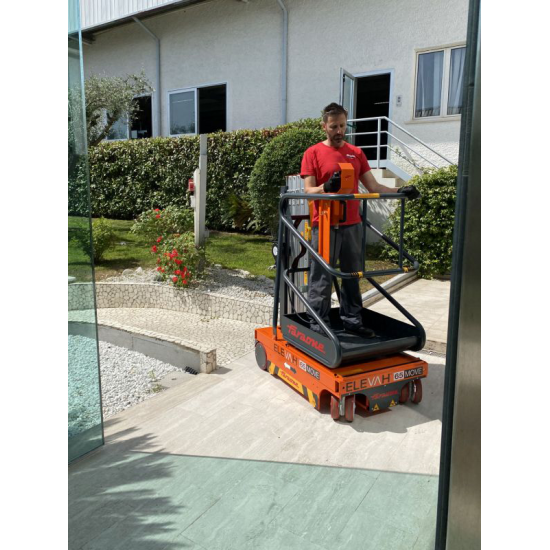 SELF-PROPELLED ELECTRIC PLATFORM ELEVAH 65 MOVE LIGHT - 6.3Μ WORKING HEIGHT - Kapountalis