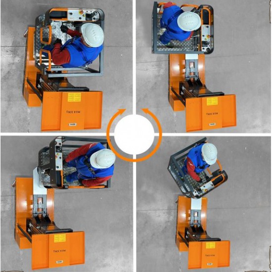 SELF-PROPELLED ELECTRIC PLATFORM ELEVAH 65 Move picking working height o f6.5m SELF-PROPELLED ELECTRIC PLATFORM ELEVAH 65 Move picking working height o f6.5m - Kapountalis