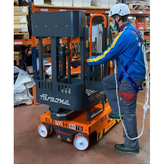 SELF-PROPELLED ELECTRIC PLATFORM ELEVAH 65 Move picking working height o f6.5m SELF-PROPELLED ELECTRIC PLATFORM ELEVAH 65 Move picking working height o f6.5m - Kapountalis