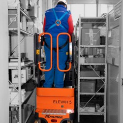 ΗΜΙ-ΗΛΕΚΤΡΙΚΗ ΠΛΑΤΦΟΡΜΑ ΕΡΓΑΣΙΑΣ ELEVAH E5B - ΥΨΟΣ ΕΡΓΑΣΙΑΣ 5.15Μ