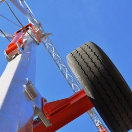 SELF ERECTING CRANE GA 134 MAX LOAD 4000 KG - 10.8Μ & 1000KG - 34M & 24M HEIGHT