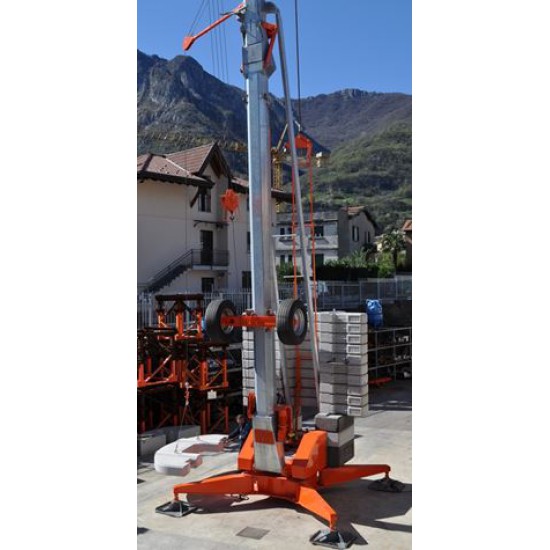 SELF ERECTING CRANE GA 134 MAX LOAD 4000 KG - 10.8Μ & 1000KG - 34M & 24M HEIGHT - Kapountalis