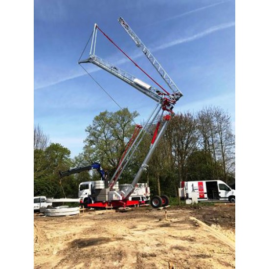 SELF ERECTING CRANE GA 134 MAX LOAD 4000 KG - 10.8Μ & 1000KG - 34M & 24M HEIGHT - Kapountalis