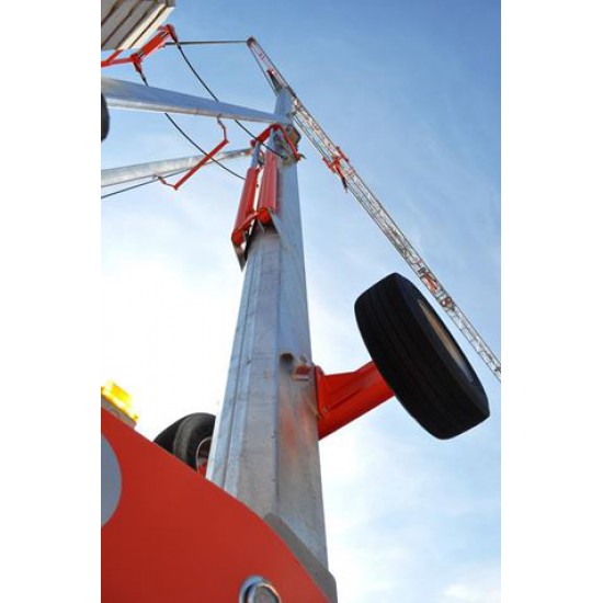 SELF ERECTING CRANE GA 138 MAX LOAD 4000 KG - 12.5Μ & 100KG - 38M & 22.5M HEIGHT - Kapountalis