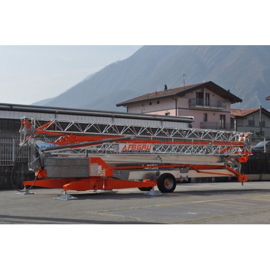 SELF ERECTING CRANE GA 143 MAX LOAD 4000 KG - 14Μ & 1000KG - 43M & 24.4M HEIGHT - Kapountalis