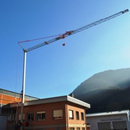 SELF-ERECTING CRANE GA 621 MAX LOAD 1500 KG - 10Μ & 600KG - 21M & 17.2M HEIGHT
