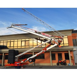 SELF ERECTING CRANE GA 724 MAX LOAD 2000 KG - 10.5Μ & 750KG - 24M & 19.9M HEIGHT