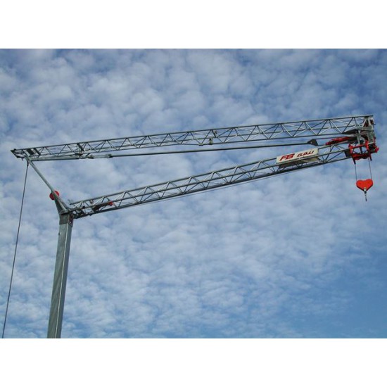 SELF ERECTING CRANE GA 727 MAX LOAD 2500 KG - 9.5Μ & 700KG - 27M &19.3M HEIGHT - Kapountalis